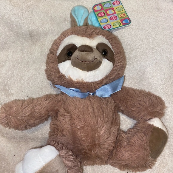 Cute Sloth and Bunny Plushy with Tag - Picture 1 of 3